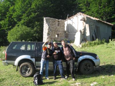 4 amici in Trekking sul Pollino