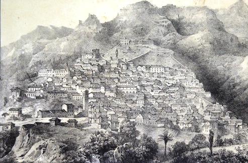 Cassano in una stampa del 1853