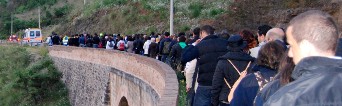 Verso la ex-stazione di Civita