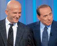 minzolini e Berlusconi