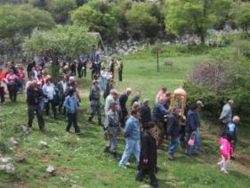 un momento della processione
